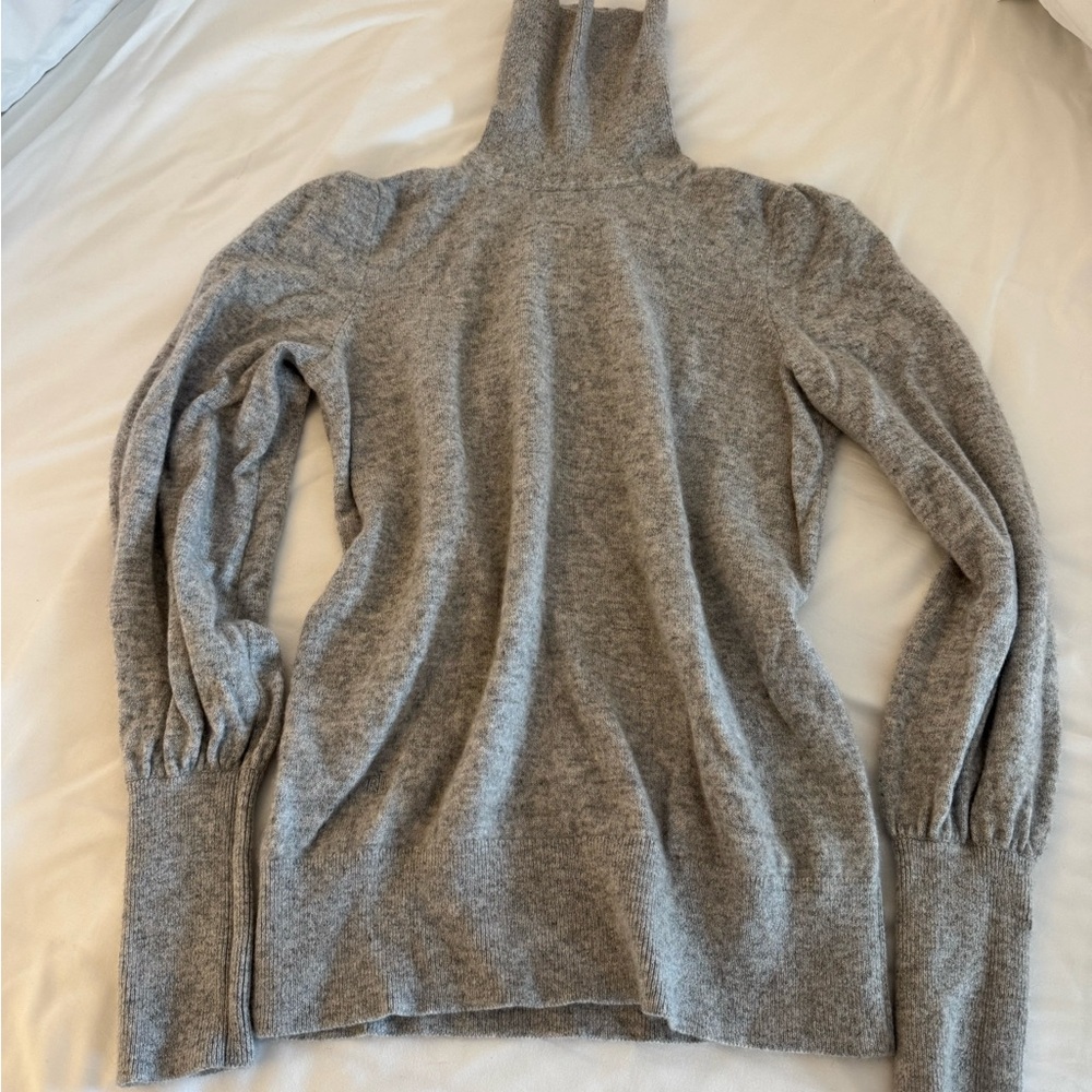 Lauren Ralph Lauren Gray Cowl Neck Sweater